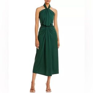 Cinq à Sept Strapless Green Dress